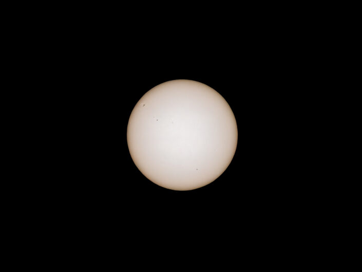 El Sol antes del eclipse